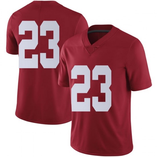 Alabama Crimson Tide Men's Jarez Parks #23 No Name Crimson NCAA Nike Authentic Stitched College Football Jersey EU16O21FY